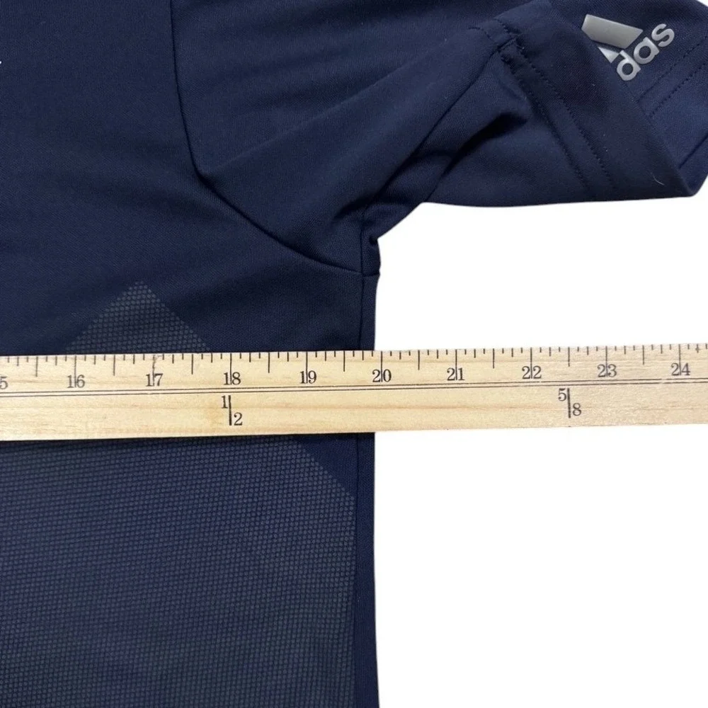 Adidas Golf Polo Shirt Mens Small Navy Blue Waterford Golf‎ Ravens Performance